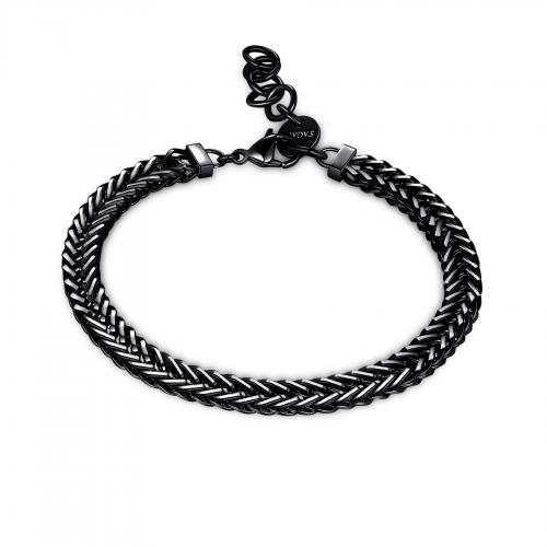 Bracciale serie Ripple nero