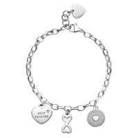 Bracciale serie Happy con ciondoli 