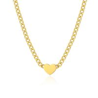 Collana dorata serie My Love con cuore
