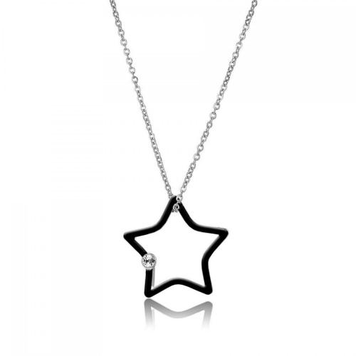 Collana  serie Vibes con cuore nero