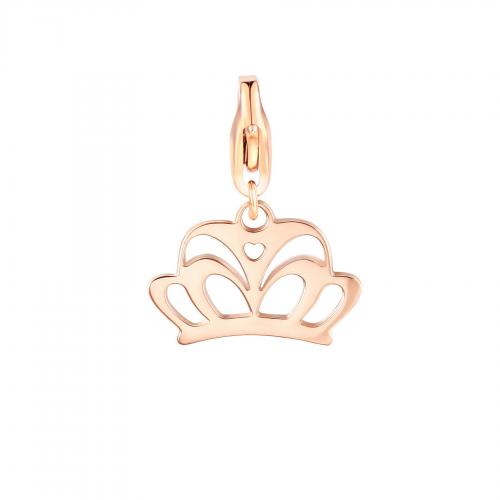 Charm rosa serie Happy a corona