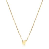 Collana dorata serie Click con elefante