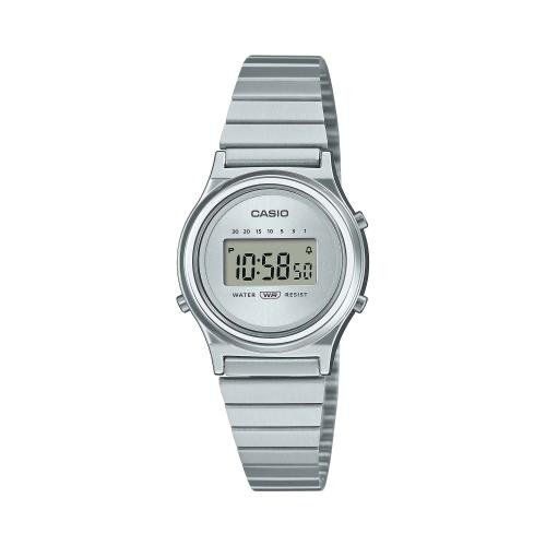 Orologio digitale donna, acciaio, silver