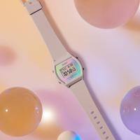 Orologio digitale donna, beige