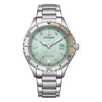 Eco-Drive serie Lady, acciaio, azzurro