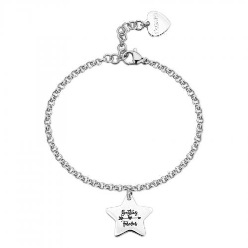 Bracciale serie Be My Family "Besties Forever" con stella