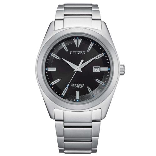 Eco-Drive in Supertitanio, quadrante nero