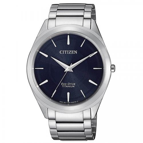 Eco-Drive Super Titanio, quadrante blu
