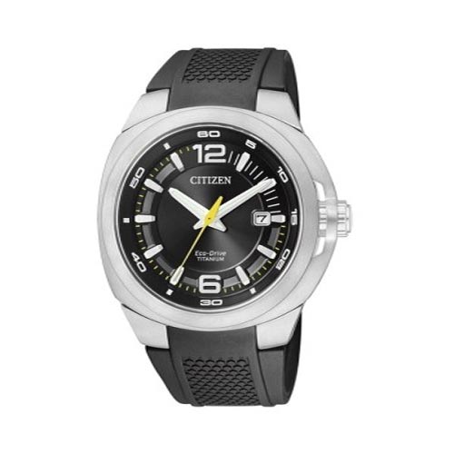 Eco-Drive solo tempo in Supertitanio, quadrante nero