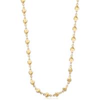 Collana dorata serie Chunky a cuoricini