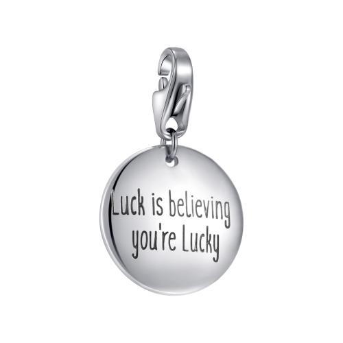 Charm serie Happy "Luck is believeing you're lucky"