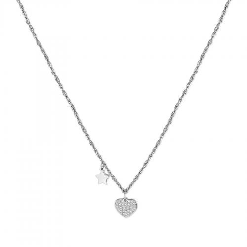 Collana serie Aurora con cuore e stellina
