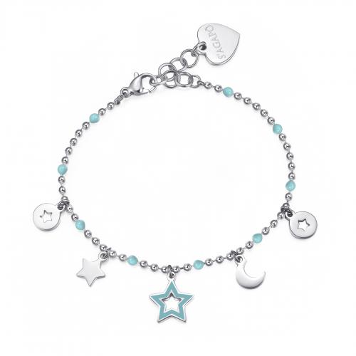 Bracciale serie Vibes con 5 ciondoli