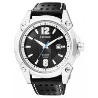 Eco-Drive solo tempo con cassa in Supertitanio e cinturino in pelle