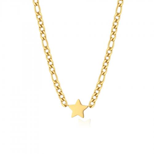 Collana dorata serie My Love con cuore
