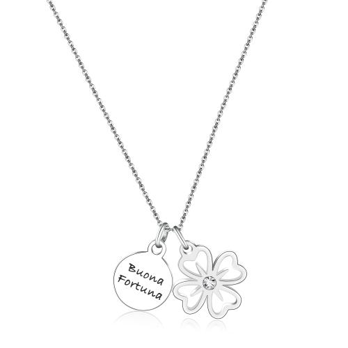 Collana serie You con quadrifoglio