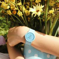 Orologio analogico donna, azzurro