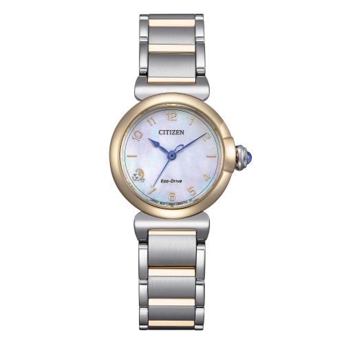 Eco-Drive solo tempo serie Lady Maybell, bicolore
