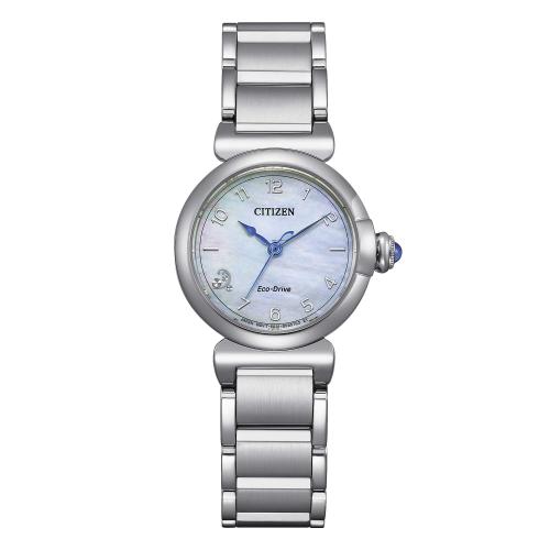 Eco-Drive solo tempo serie Lady Maybell, acciaio