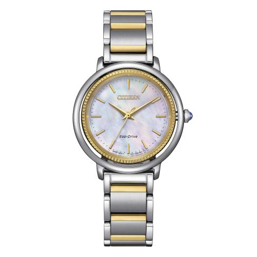 Eco-Drive serie Arcly solo tempo donna bicolore