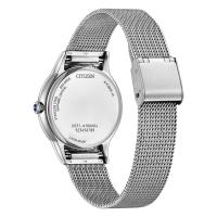Eco-Drive serie Lady Gerbera, maglia Milano, quadrante madreperla