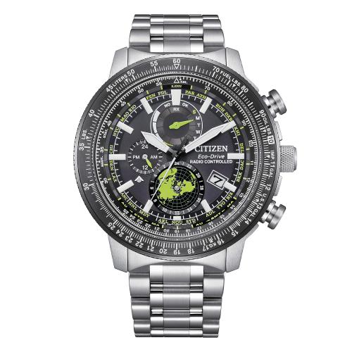 Citizen Promaster Geo Trekker, radiocontrollato, acciaio, nero