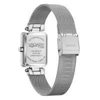 Vagary donna carrÃ¨ acciaio serie Flair, silver