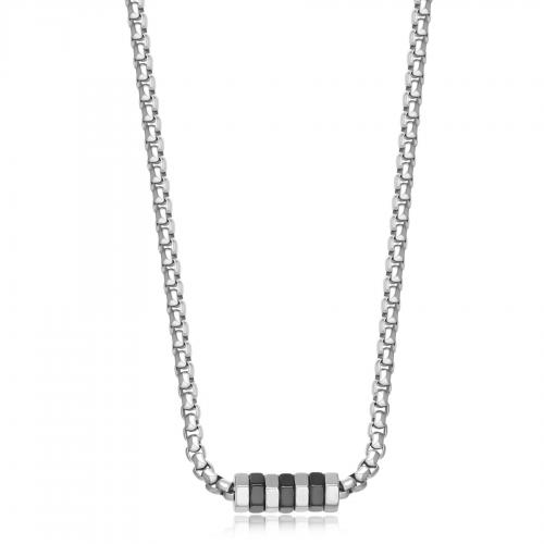 Collana serie Ripple con elemento centrale esagonale