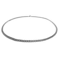 Collana maglia groumette, 50 cm