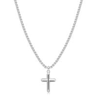 Collana uomo serie Rogue con croce