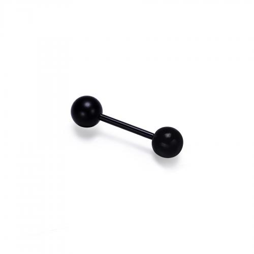 Piercing in acciaio PVD nero serie Rogue