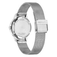 Eco-Drive solo tempo donna acciaio, bianco