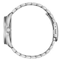 Eco-Drive solo tempo, acciaio, quadrante blu