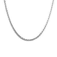 Collana in argento a corda, 40 cm