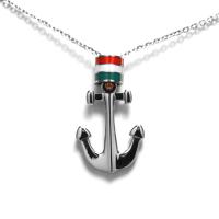 Collana con ciondolo ad ancora