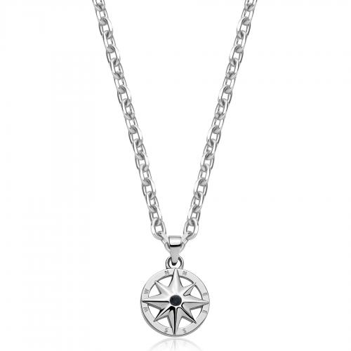 Collana serie Nautika con rosa dei venti
