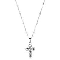 Collana serie Arcadia con croce a palline