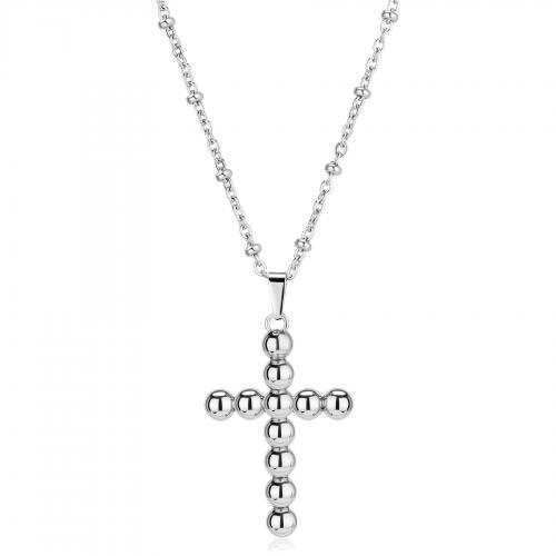 Collana serie Arcadia con croce a palline