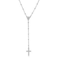 Collana cravattino serie Dazzly con croce