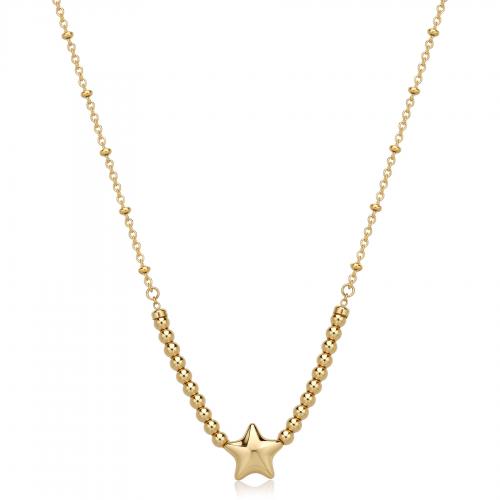 Collana dorata serie Stellar con stella