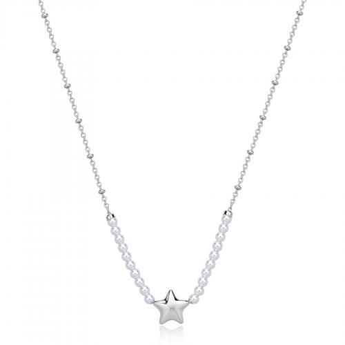 Collana serie Stellar con stella e perline