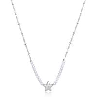 Collana serie Stellar con stella e perline