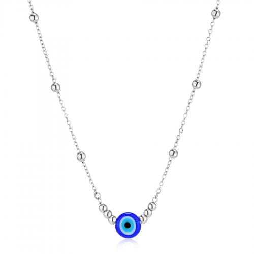 Collana serie Witch con occhio di Nazar centrale