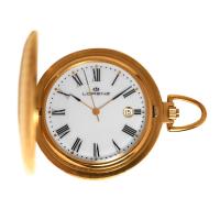 Orologio da tasca Lorenz, doppia cassa, dorato, bianco