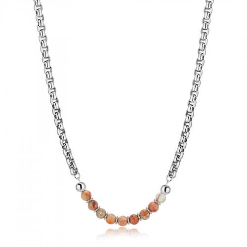 Collana serie Riot con diaspro imperiale