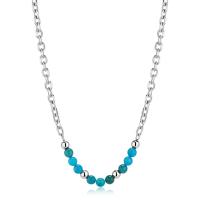 Collana serie Riot con sfere di apatite