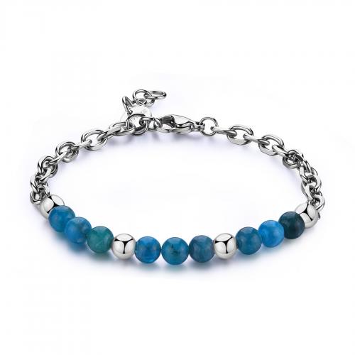 Bracciale serie Riot con sfere di apatite