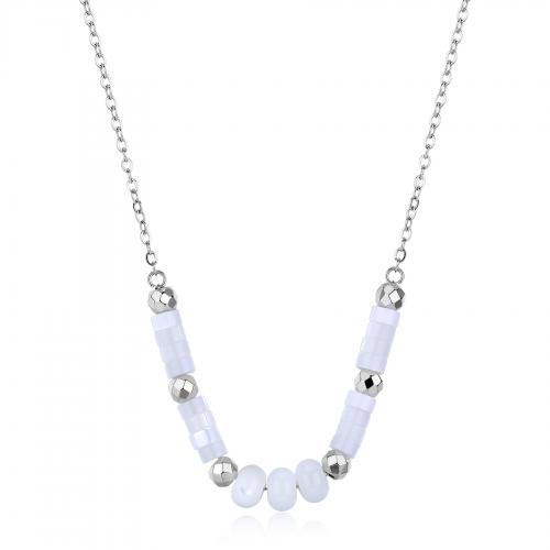 Collana serie Glint con elementi in madreperla