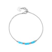 Cavigliera serie Glint con elementi in turchese