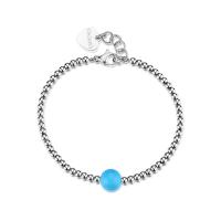 Bracciale serie Glint con sfera di turchese